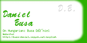 daniel busa business card